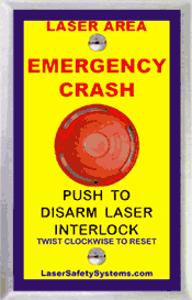 laser estop button