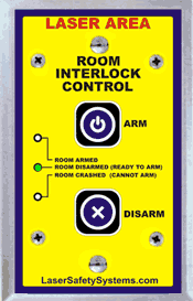 laser room interlock control module